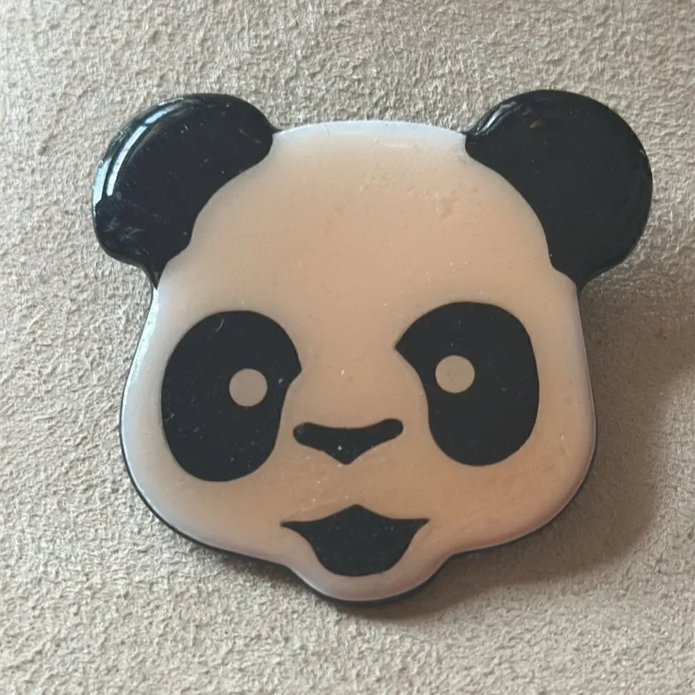 Vintage Panda Brooch!